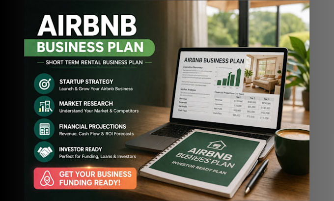 write a short term rental or airbnb business plan with financial projections