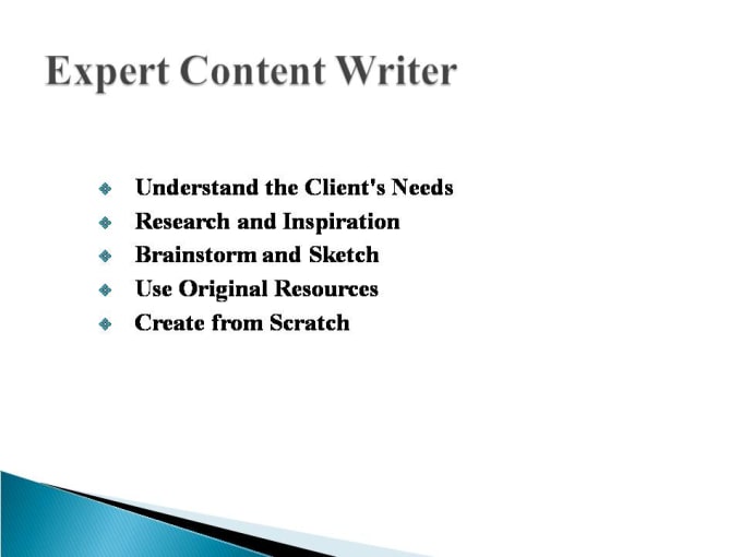provide authentic content writing services
