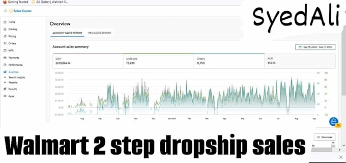 be your walmart 2 step dropshipping VA and wfs