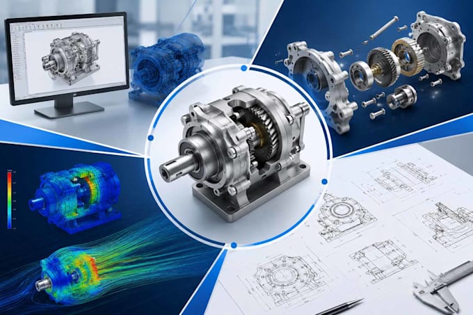 do product designing, simulations, technical drawings,