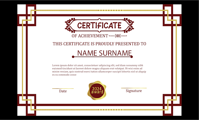 achievement ,diploma, appreciate certificate design