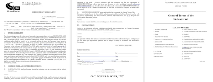 write legal contracts and agreements