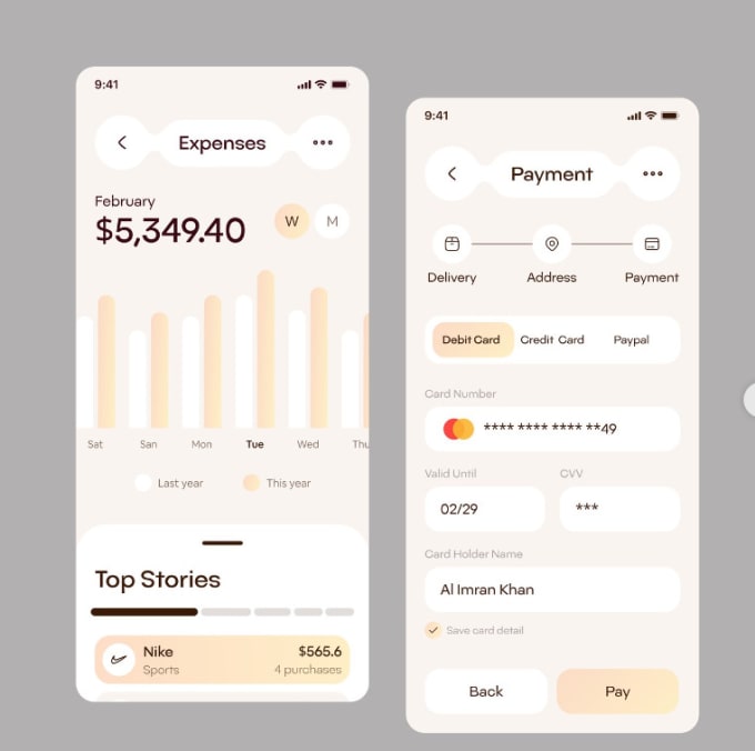 build fintech app, payment app, nfc banking app, nfc payment app, wallet app