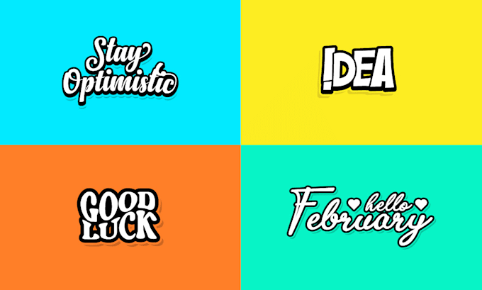 do creative text logo design with unlimited revisions