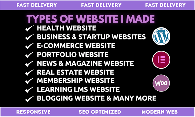 develop wordpress website design, responsive wordpress