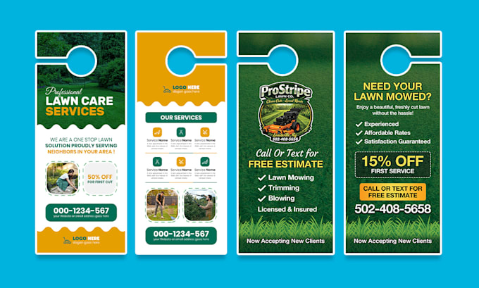 design postcard, eddm mailer, rack card, door hanger, or dl flyer in 24 hours