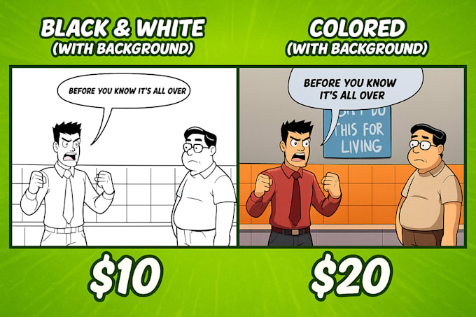 draw an amazing comic strip