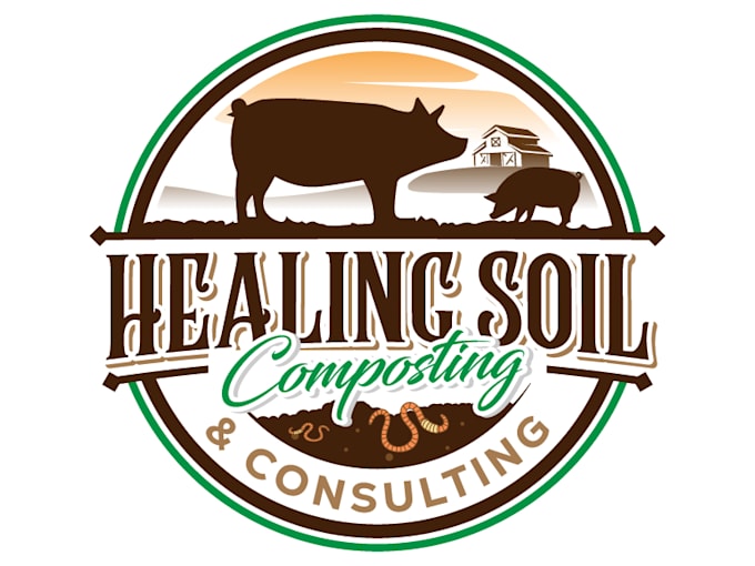 design a unique pig farm logo for your business
