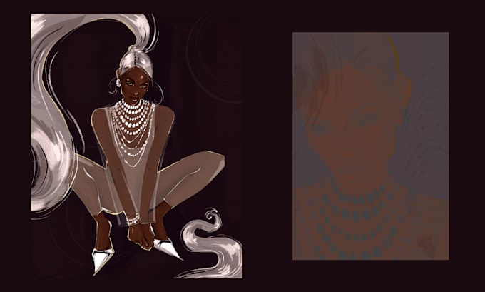draw creative editorial illustrations