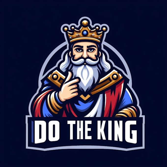 do the king, mascot logo design