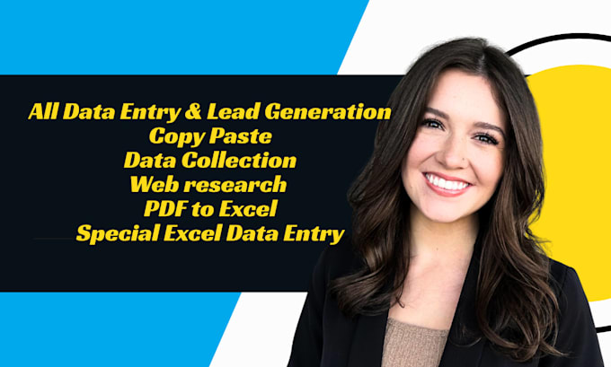 do contact finding, owner data collection, lead generation all data entry work