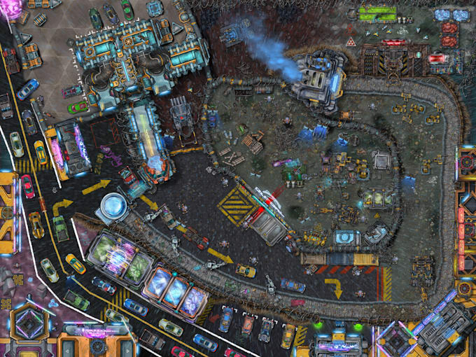 make a science fiction map for your futuristic map