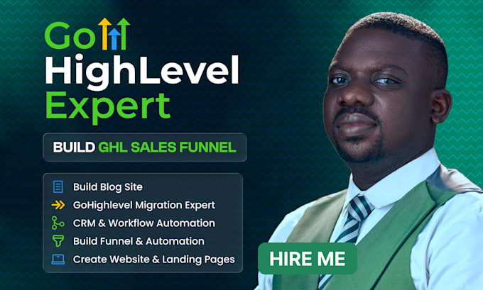 setup gohighlevel website, sales funnel and shopify wordpress email automation