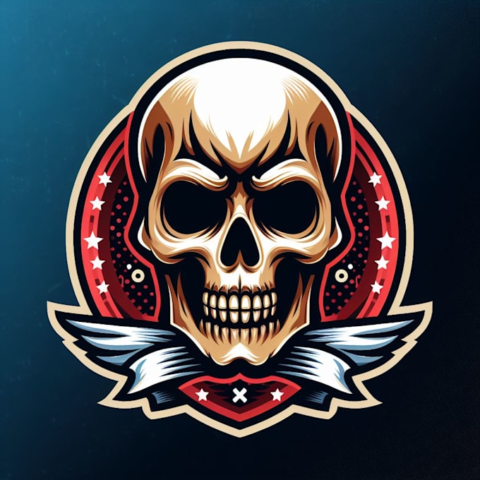 Do skull, head, mascot logo design by Kirti_hargunan | Fiverr