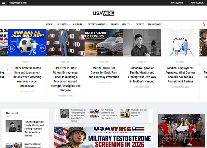 publish article, guest post, PR on USA wire