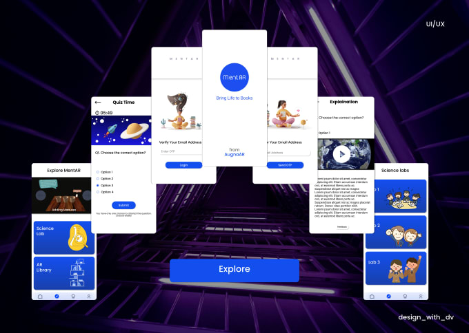 Create mobile app design ui ux with figma by Diyavijay | Fiverr