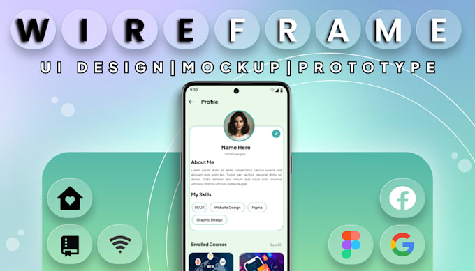 Do ux ui design, app mockups, and wireframes in figma by Meshaa | Fiverr