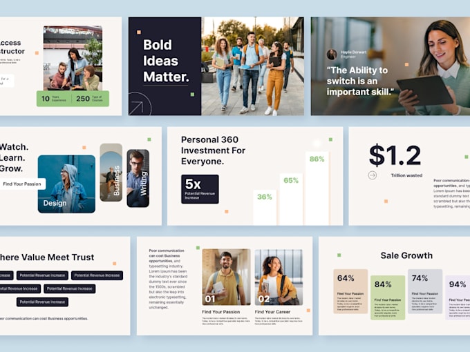 do google slides presentation investor and sales pitch deck
