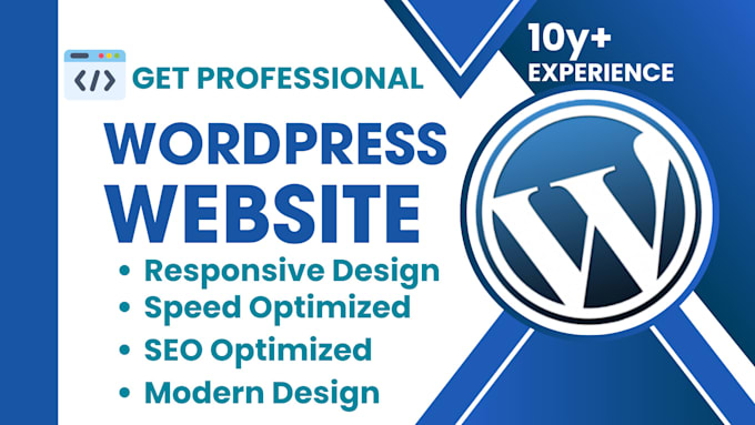 do landing web page design with UI UX wordpress website