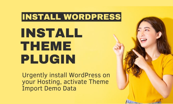 setup modern wordpress website design or blog design