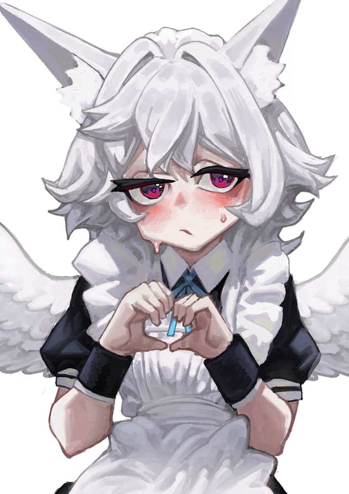 draw your character in maid uniform