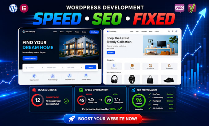 fix wordpress bugs, errors, create or clone your wordpress website