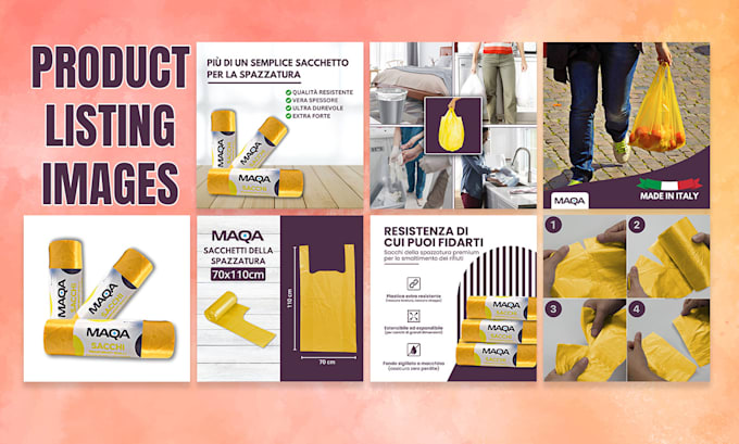 design amazon product listing images and a plus content