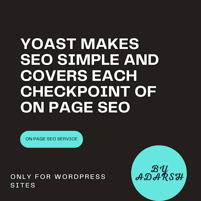 Do on page seo for wordpress site using yoast plugin by Adiokg | Fiverr