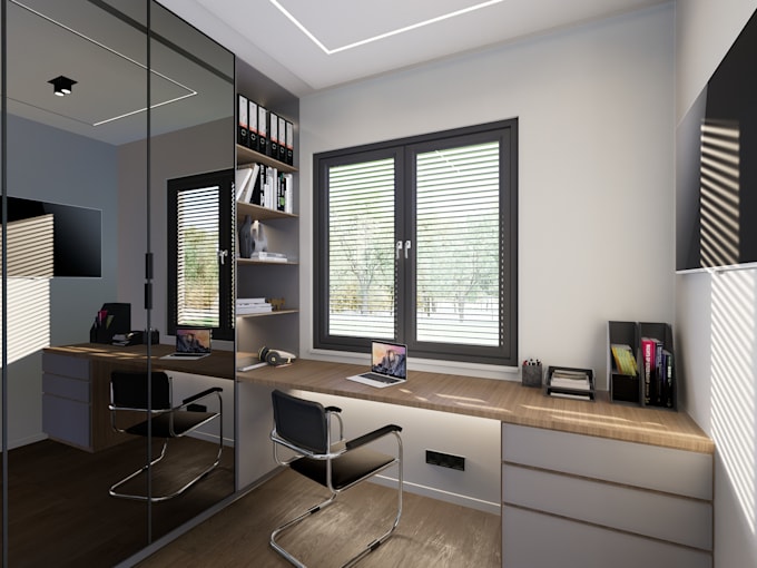create realistic interior design