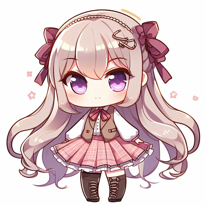 create cute anime chibi art