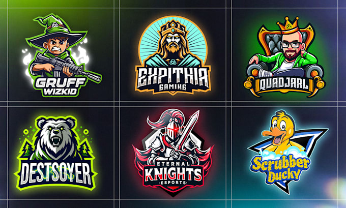 design an eye catching vector mascot logo for your brand