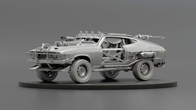 do 3d car modeling
