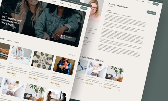 design website for your wellness brand