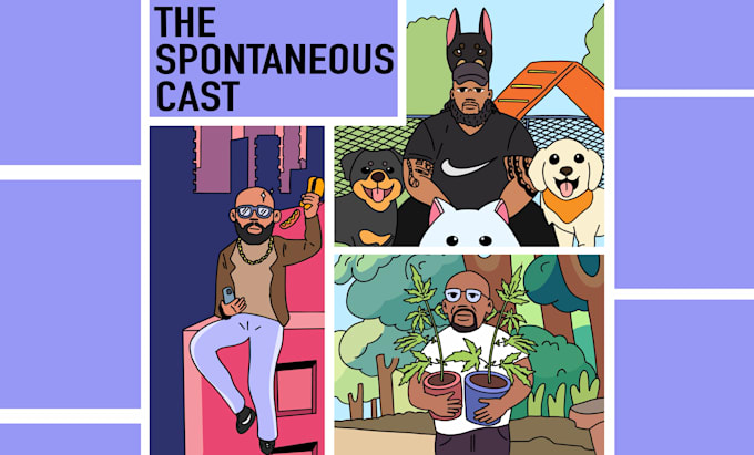 draw a podcast cover for you