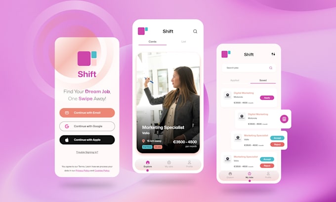do figma app design or mobile app design UI UX