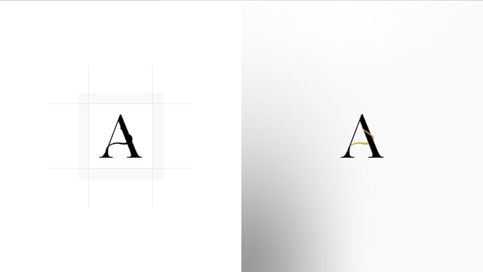 create you an unique typographic logo