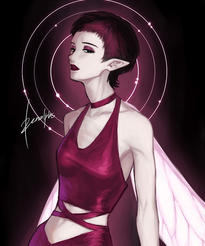 draw fan art, character art, anime art, etc