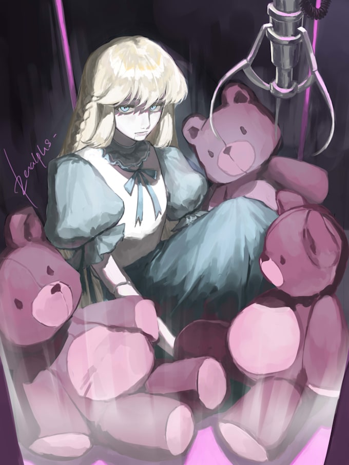 draw fan art, character art, anime art, etc
