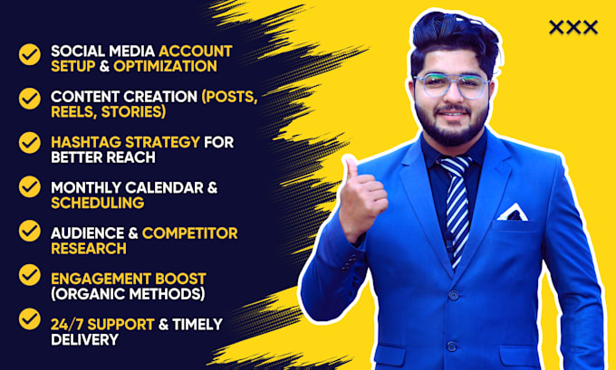 be your social media manager and content creator