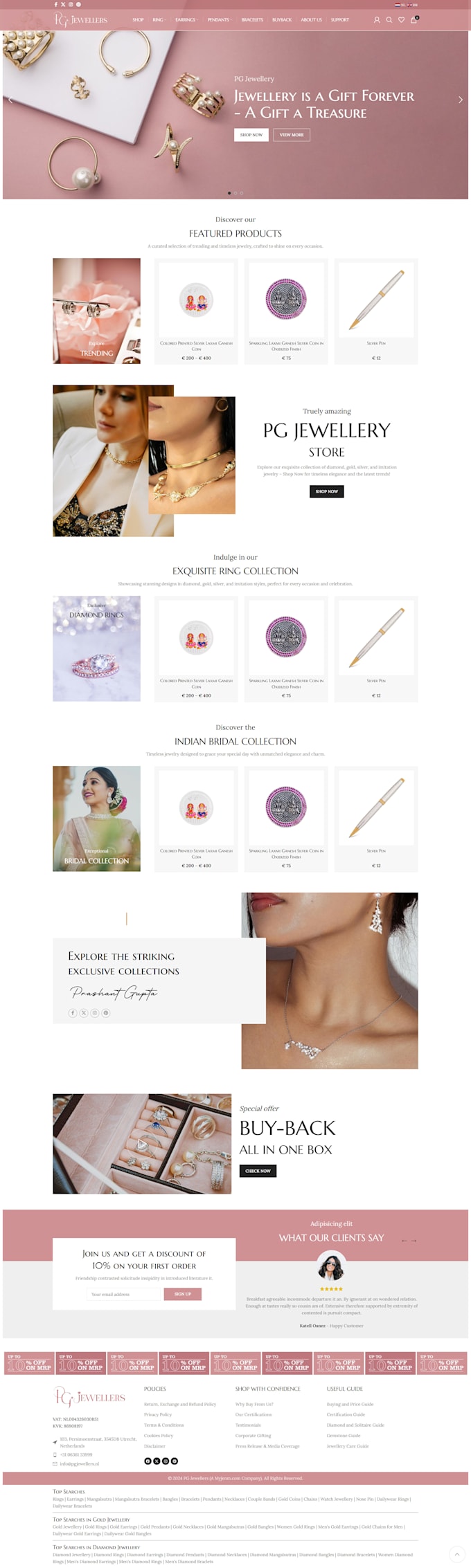build custom professional wordpress ecommerce website with woocommerce