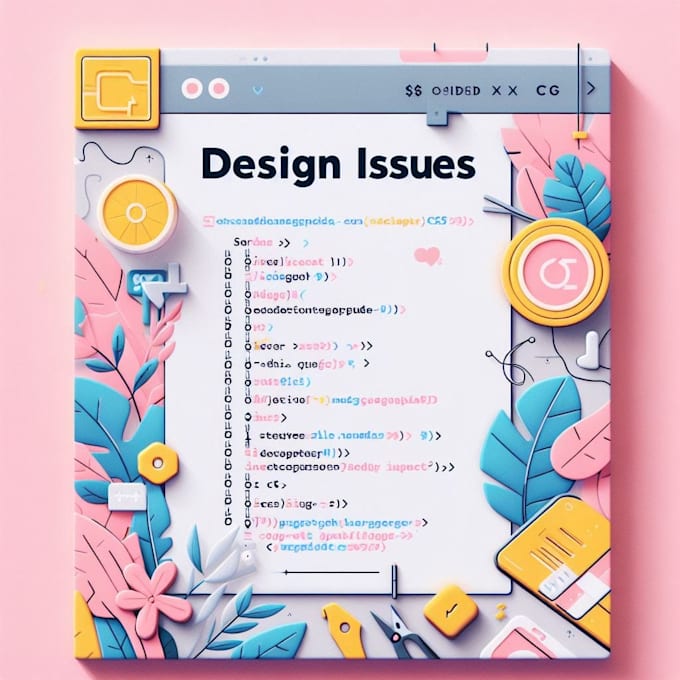fix any design issue or enhancement
