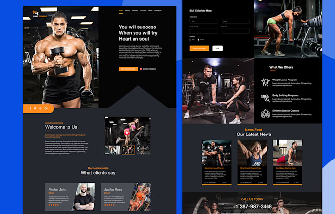 Design professional website ui ux in figma xd by Graphicsmanik | Fiverr