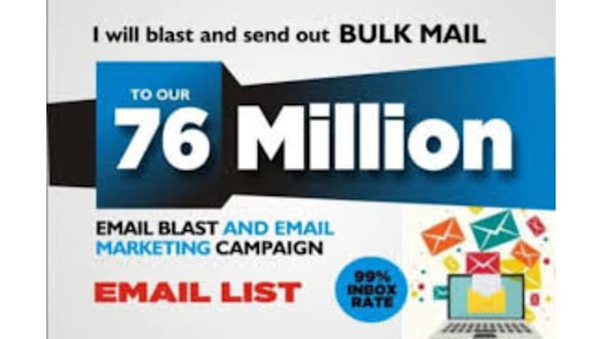 do unlimited bulk email blast,  unlimited email marketing, email blast