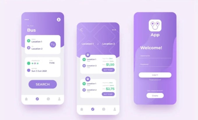 design flutters apps, flutter UI designs, figma to flutter