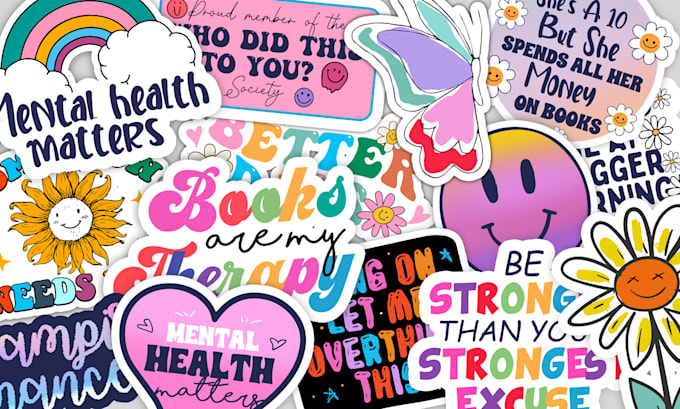 create amazing custom sticker designs for you