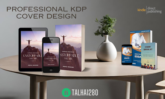 do professional kdp ebook cover, paperback design for amazon