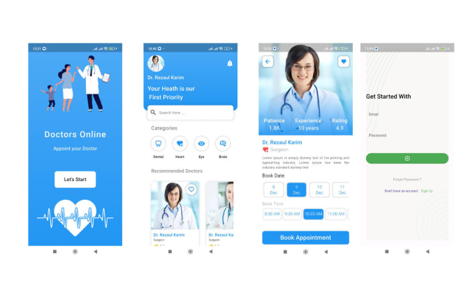 Flutter ui design,convert xd or figma to flutter code by Flutter ...