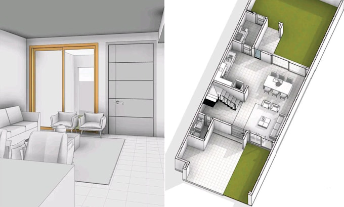 create a 3d model of your home from a PDF sketch or dwg file
