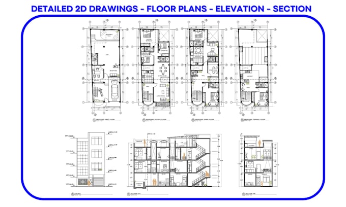 your architect, draftsman for house plans, 2d floor plan blueprints