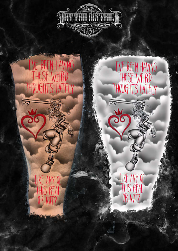 draw a custom tattoo design